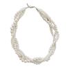 Naszyjniki choker z pereł Twining Pearl dla kobiet Geometryczne naszyjniki Śluby Panna Młoda Biżuteria Akcesoria