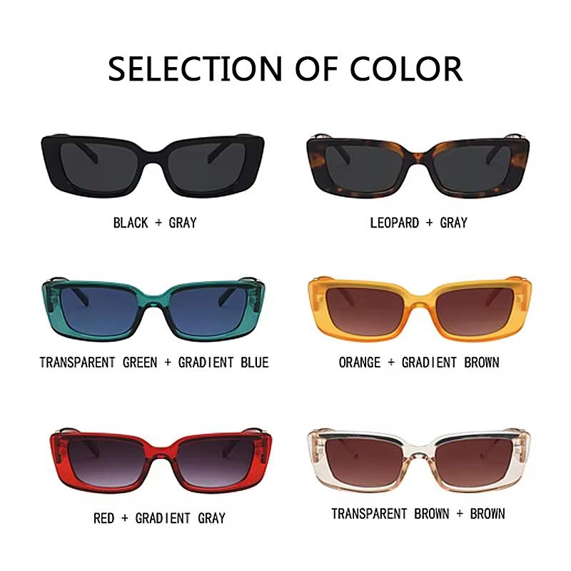 Occhiali da Sole Quadrati Donna Marca di Lusso Viaggio Piccoli Rettangolari Occhiali da Sole Moda Femminile Retro Lunette De Soleil Femme