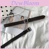 Stylish Retro Black Student Fashionable Women's Denim Belt Ideal For Casual Wear