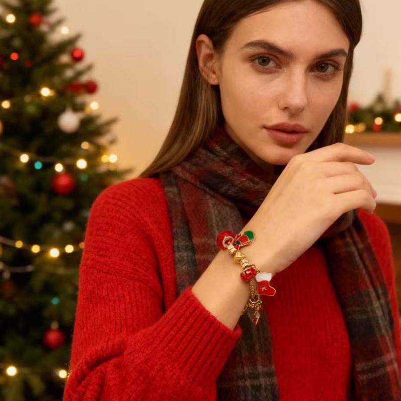 Weihnachts-Countdown Adventskalender Blindbox Weihnachts-Themen DIY Armband