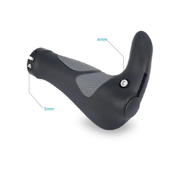 Shockproof Anti-slip Bike Handlebar Grips Ergonomic Comfortable Mountain Road Bicycle Grip Accessories for Shock Absorption