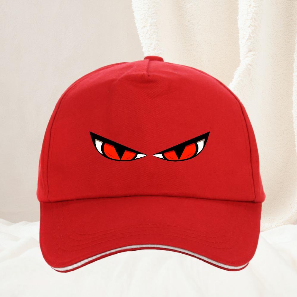 Fashion Red Eyes Symbol Caps Hats for Logo Asquette Homme Dad Hat for Unisex Trucker Cap Fitness sports Baseball Cap