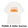 Puma ShorT Sleeve T shirT Puma X Hello Sunrise ssT