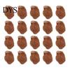 Bun Styling Hair Net 20Pcs Ballet Buns 5MM Invisible Breathable Stretchy Nylon Women Nurse Girls Stewardess Bank Staff Hairbun Elastic Edge Mesh Cover
