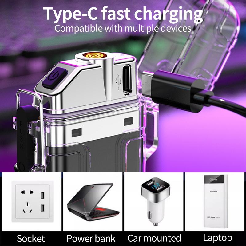 Multifunktionale Mini-COB-Schlüsselanhängerleuchte für Lade- und Wartungsarbeiten, Outdoor-Notleuchte mit Zündfunktion