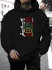 Unisex Casual Versatile Style Fashion Hoodie, New Unique Design with Juneteenth Historical and Cultural Print Pattern - Casual Pullover, Kangaroo Pock