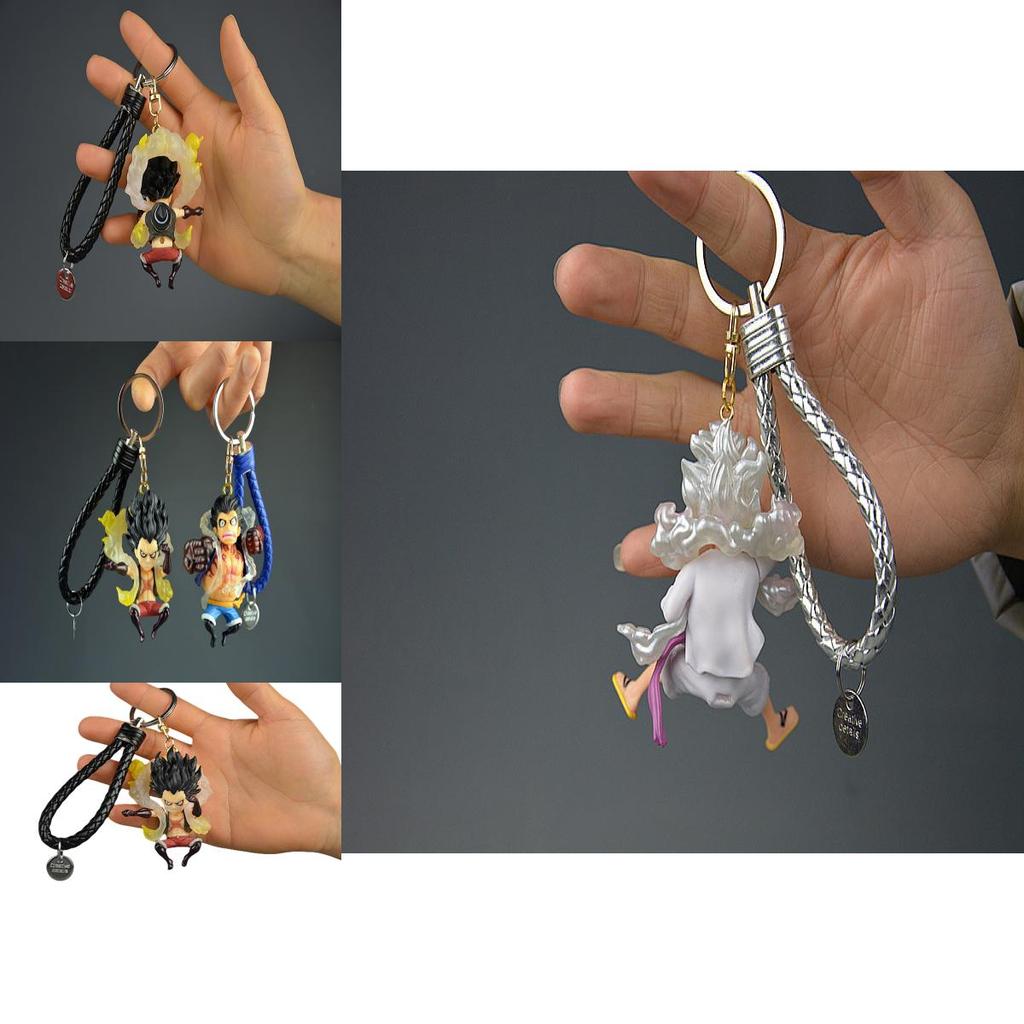 One Piece Nika Luffy Pvc Keychain Pendant Toy Collectible 7cm Guangdong