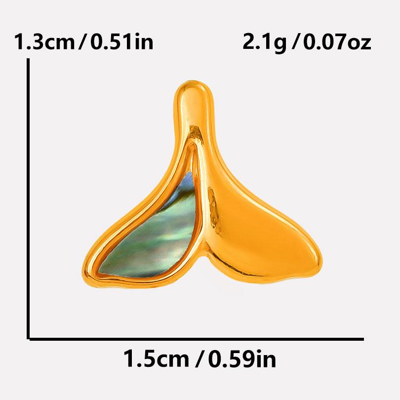 6pcs Real Natural Abalone Shell Geometric Charm Stainless Steel Charms For Jewelry Making Supplies Ocean Pendants DIY Materials