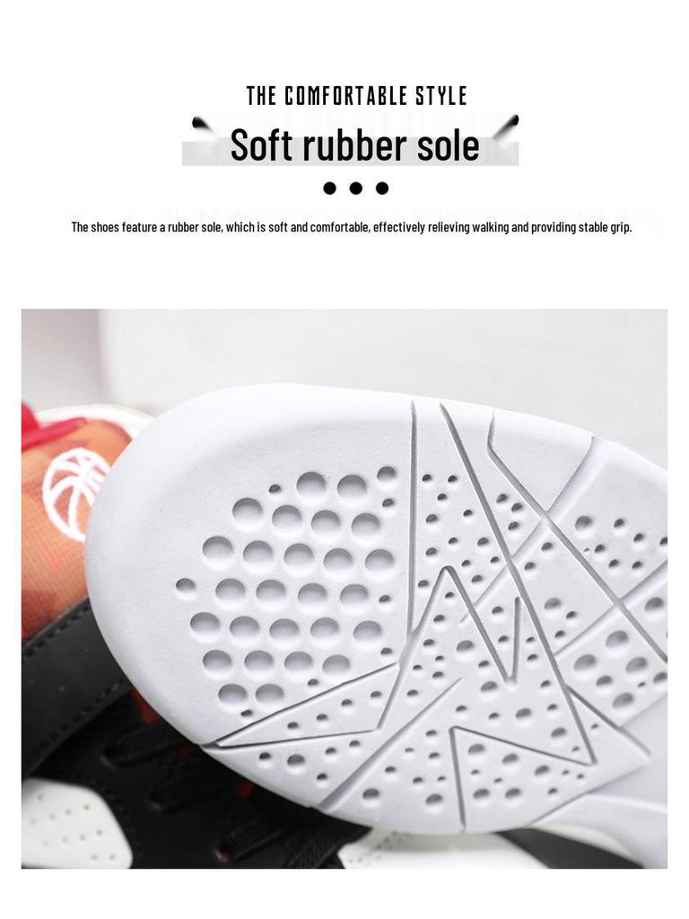 Captain Kids' Lightweight Non-Slip Basketball Sneakers for All Seasons