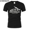 Hot Selling Funny Vintage Born To Windsurf Evolution T Shirt for Men T-shirts Summer Casual Short Sleeve Plus Size Tees Tops