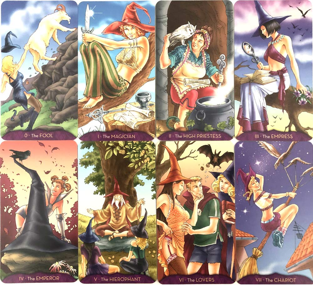 Teen Witch Tarot 78 Tarot Japanese Instruction Manual Authentic I.I.J Cards, Cards, Reading, Included,