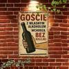 Vintage Metal Sign Alcohol Quote Retro Home Bar Decor 20x30cm