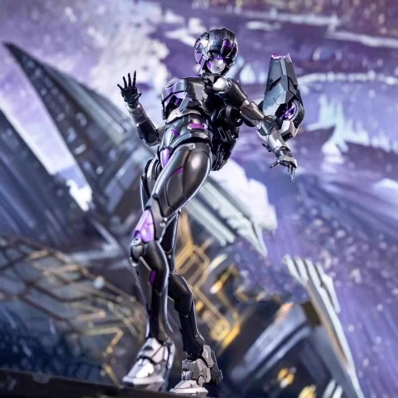 Meili Infinity M66337 Arcee Inspiriert von Riobot 17cm ABS Transformation Montage Modellbausatz Actionfiguren Roboter Spielzeug Sammler