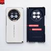 For Honor Magic V6 Case Matte PU Leather Camera Protection Electroplated PC Cover Equipped With Central Hinge Protection Shell