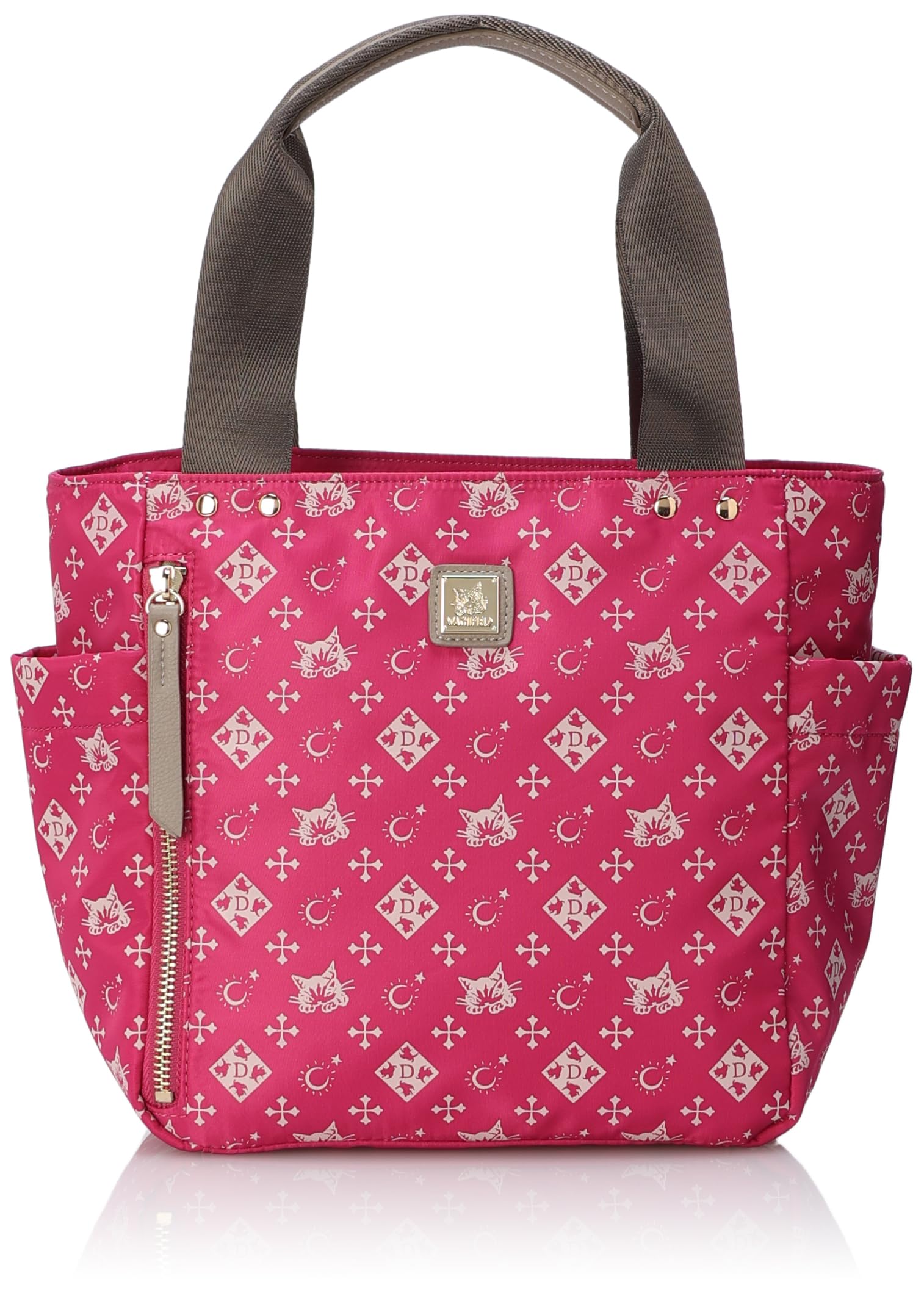 

Dayan the Cat Tote Water Synthetic Mini Dayan Cat Pink [Wachifield] Bag, Lightweight, Repellent, Women s, Leather, Commuting, Handbag, Tote, Bag, рожевий