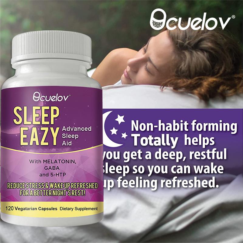 Sleep Aid Formula — Helps You Fall Asleep Faster and Extend Sleep Duration. 120 Capsules.