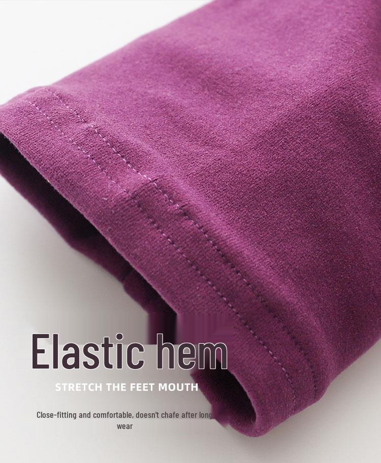 High Waist Thermal Knee-Lined Leggings for Women - Thick, Fleece-Lined, Winter Warmth and Body Shaping.