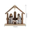 Nativity Scene Statues Jesus Birth Figurines Desk Ornament Christmas Nativity Religious Nativity Tabletop Holiday Figures