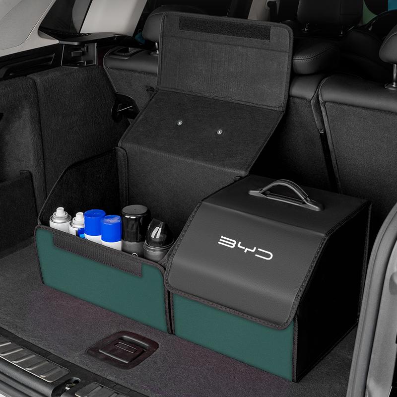 Auto Kofferbak Opbergdoos Opvouwbare Auto Organizer Tas Accessoires Voor BYD Tang F3 Atto 3 E6 Song F3R Qing Yuan I3 S7 M6 S6 E1 E9 S8