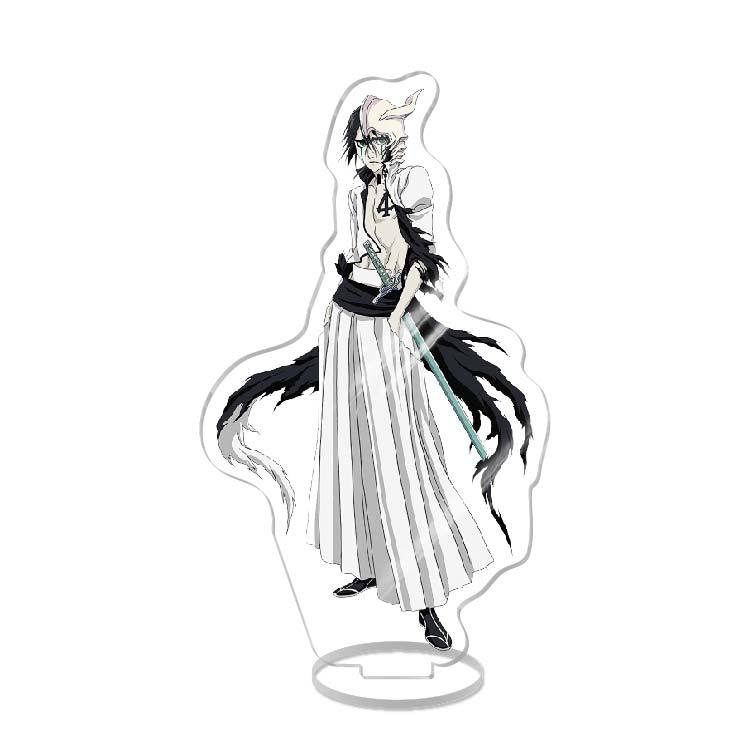 Hot Anime Bleach Figure Kurosaki Ichigo Urahara Kisuke Aizen Sousuke Cosplay Acrylic Stand Model Plate Desk Decor Standing Sign
