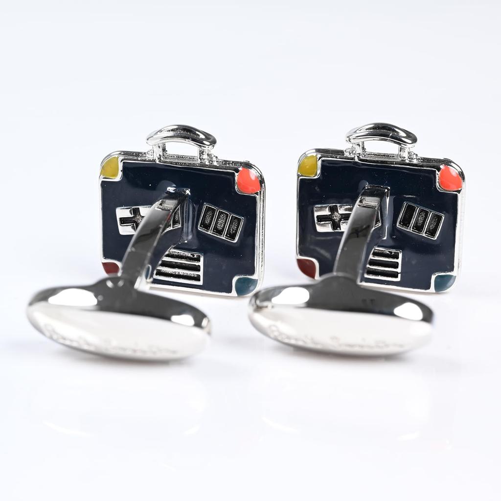 Tag Paul Smith Silber und Größe CUFF Hochzeit Vaters Geschenk Manschettenknöpfe, Koffer, Herren, mehrfarbig, 47, MSUITC, Britisch, Business, [Gebraucht]