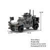 Klassiek US Army Bouwspeelgoed Oshkosh Tank Huey Helikopter M777 Houwitser M113 Pantserwagen MRAP Gepantserd Voertuig DE Vrachtwagen Auto Landingsvaartuig