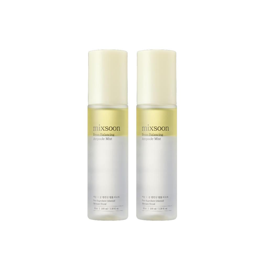 Mixsoon Bean Balancing Ampoule Mist Nutrient-Rich Hydrating & Skin Barrier Support 100ml x 2ea