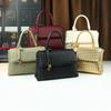 Niche Design Hand-Woven Women'S Bags, Simple Atmosphere, Commuting Briefcase, Casual Versatile Handbag, Small Square Bag