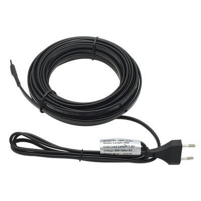 Câble Chauffant Autorégulant AC200~240V Prise UE pour Protection Antigel de Tuyau d'Eau, Système de Chauffage pour Animaux de Compagnie avec Câble Froid de 1,5M