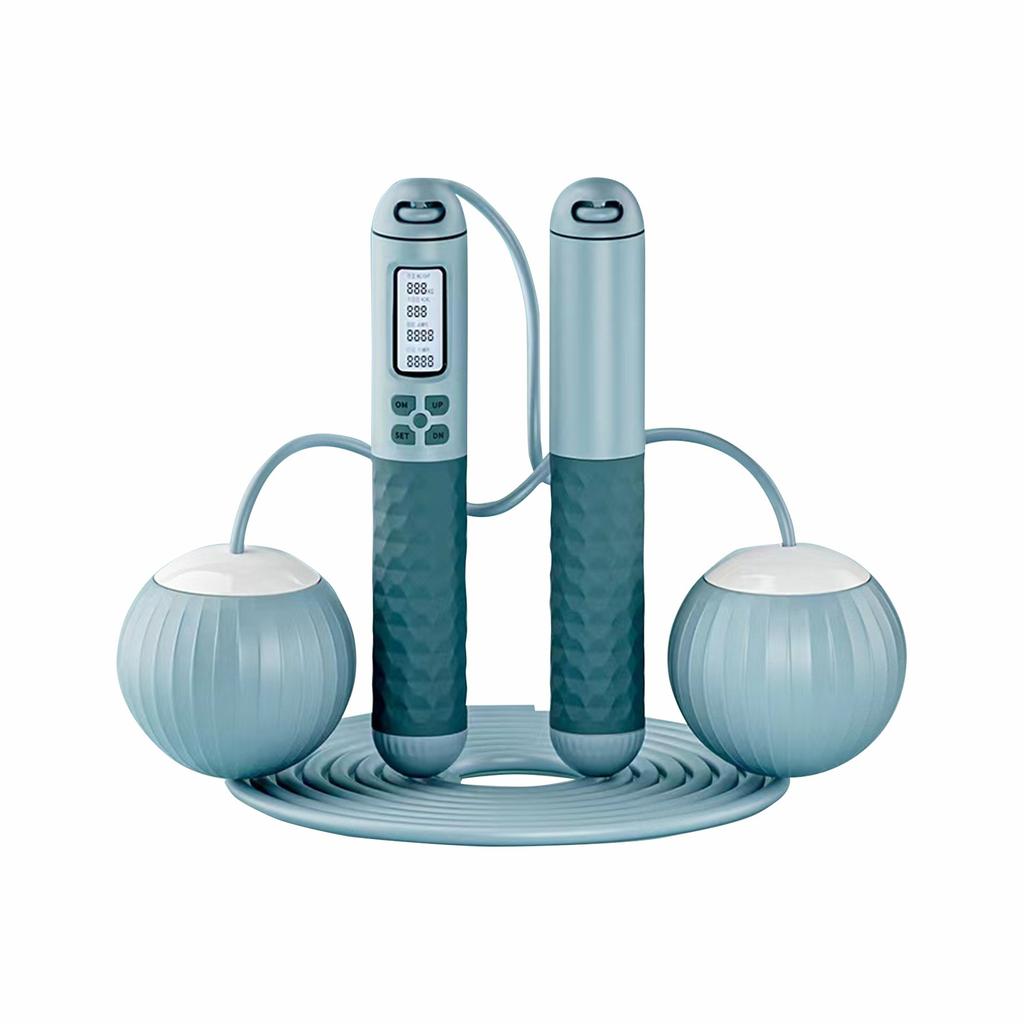 Intelligent Electronic Counting Rope Multifunctional Dual-use Cordless Ball Weight Reducing Fitness Steel Wire Rope