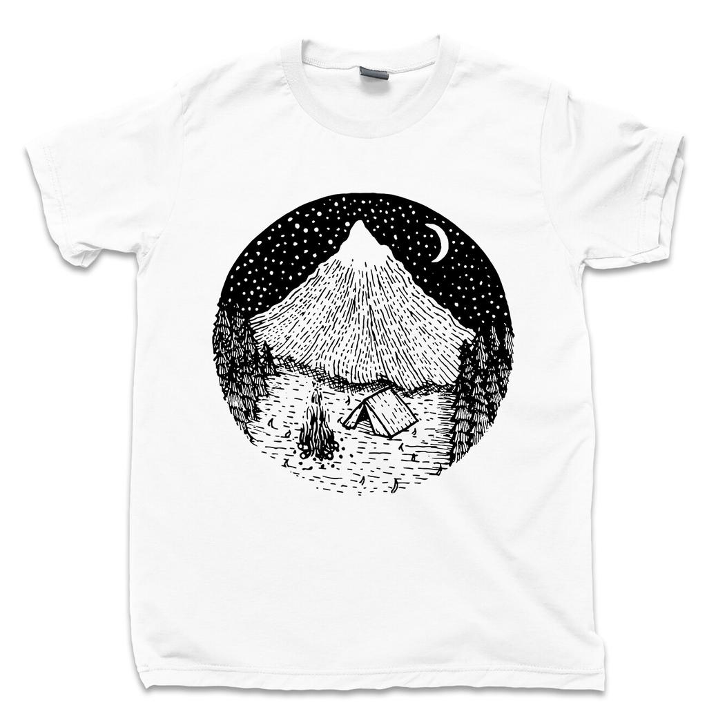Camping T Shirt Gear Equipment Tent Chair Mountain Hiking Appalachian Trail Tee
