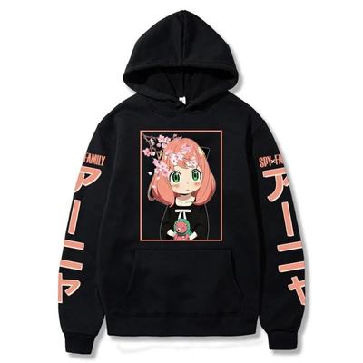 Funny Anime Spy X Family Kawaii Forger Anya Hoodies Printed Unisex Women Hoodie Streetwear Sweatshirts Pullovers Unisex Clothing