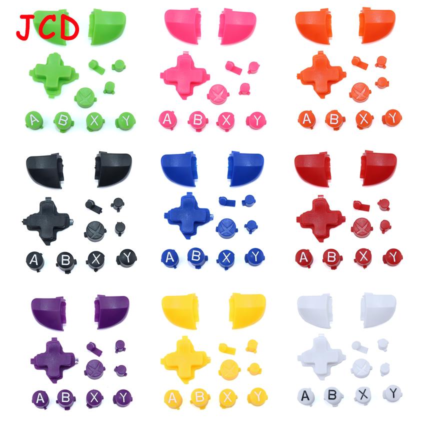 10 Colors/11 Piece Set Solid RT LT Trigger Buttons Mod Kit for Microsoft Xbox One S Slim Controller Analog Stick Dpad