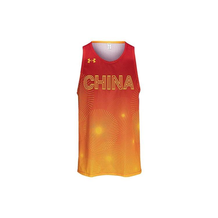 Under Armour China 3x3 Replica Jerseys Orange Red Men s 1364595-625 S