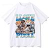 Ich liebe Pizza Lustiges Meme T-Shirt Astronaut Pizza Liebhaber Grafik Damenmode Vintage Kurzarm T-Shirts Baumwoll T-Shirt