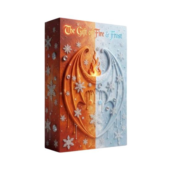 Dragon Advent Calendar 2025 24 Day Countdown Box with Acrylic Ornaments Multifunctional Viking Themed Decoration