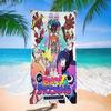 Anime P-Panty And Stocking Microfiber Blanket Quick Drying Beach Towels Oversized Printing Super Absorbent Pool Towel Blanket