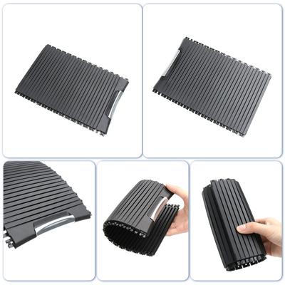 For Mazda Atenza CX4 Car Center Console Cup Holder Cover Slide Roller Blinds Storage Box Zipper Sliding Cover 2017-