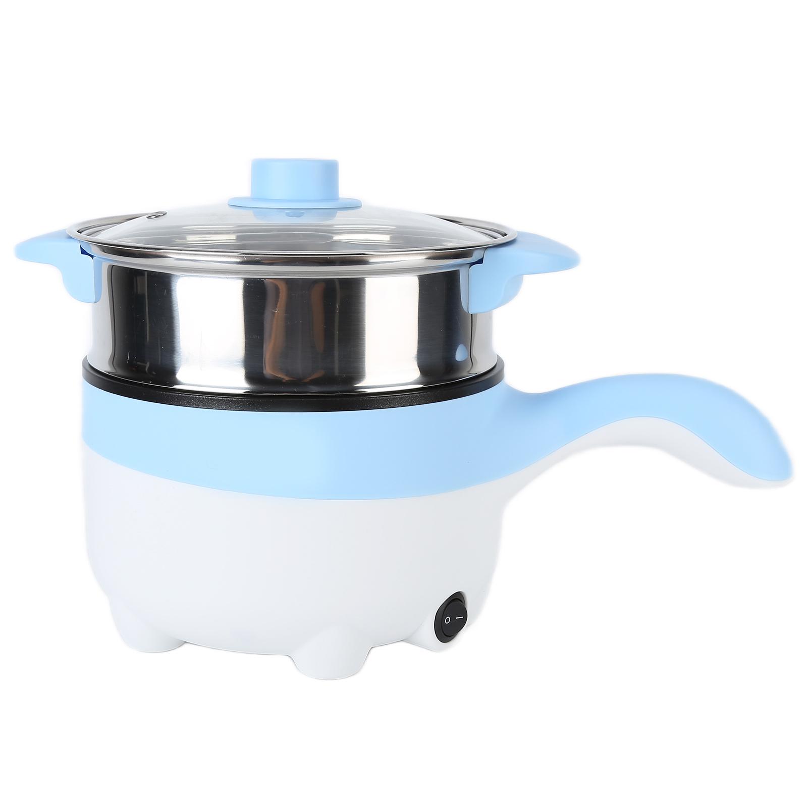 

24 В 2 л автомобильная электрическая кастрюля из нержавеющей стали с антипригарным покрытием многофункциональная плита с кастрюлей электрическая кастрюля для приготовления пищи синий