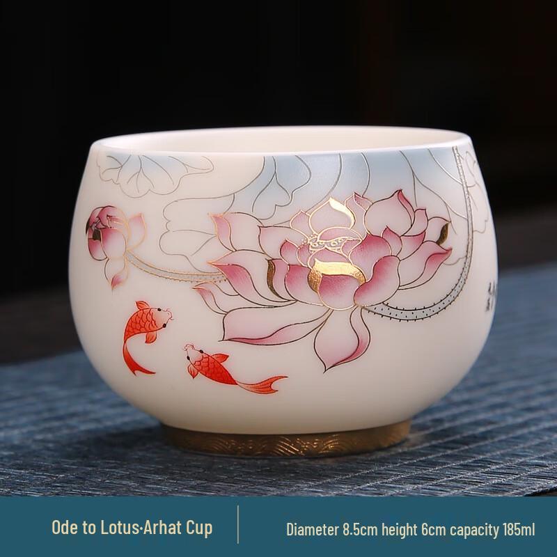 Chaxun Mutton-fat Jade Master Tea Cup