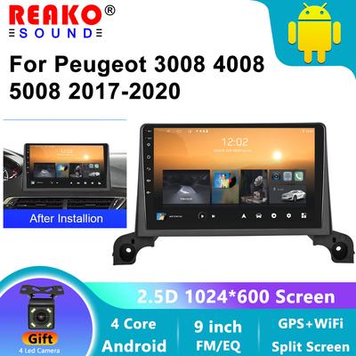 Android Carplay Car Radio For Peugeot 5008 4008 3008 2017 2018 2019 2020 Navigation GPS Multimedia Player Wifi BT DSP