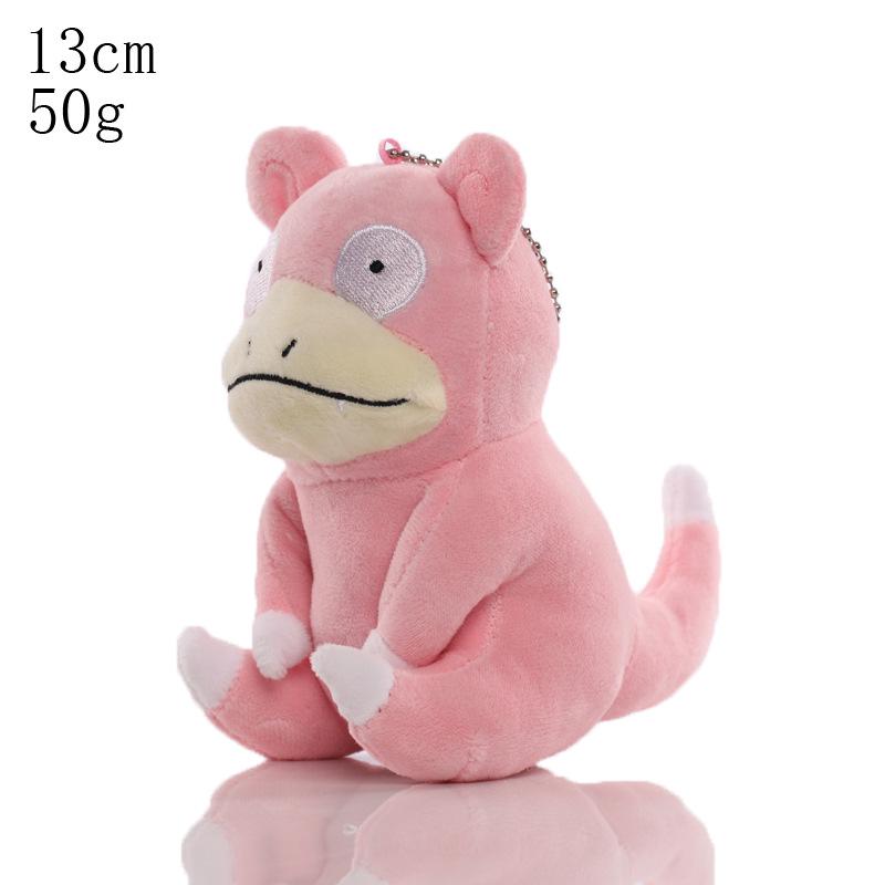 Conjunto de Chaveiros de Pelúcia Pokémon: Squirtle, Charmander, Psyduck, Bulbasaur & Pikachu