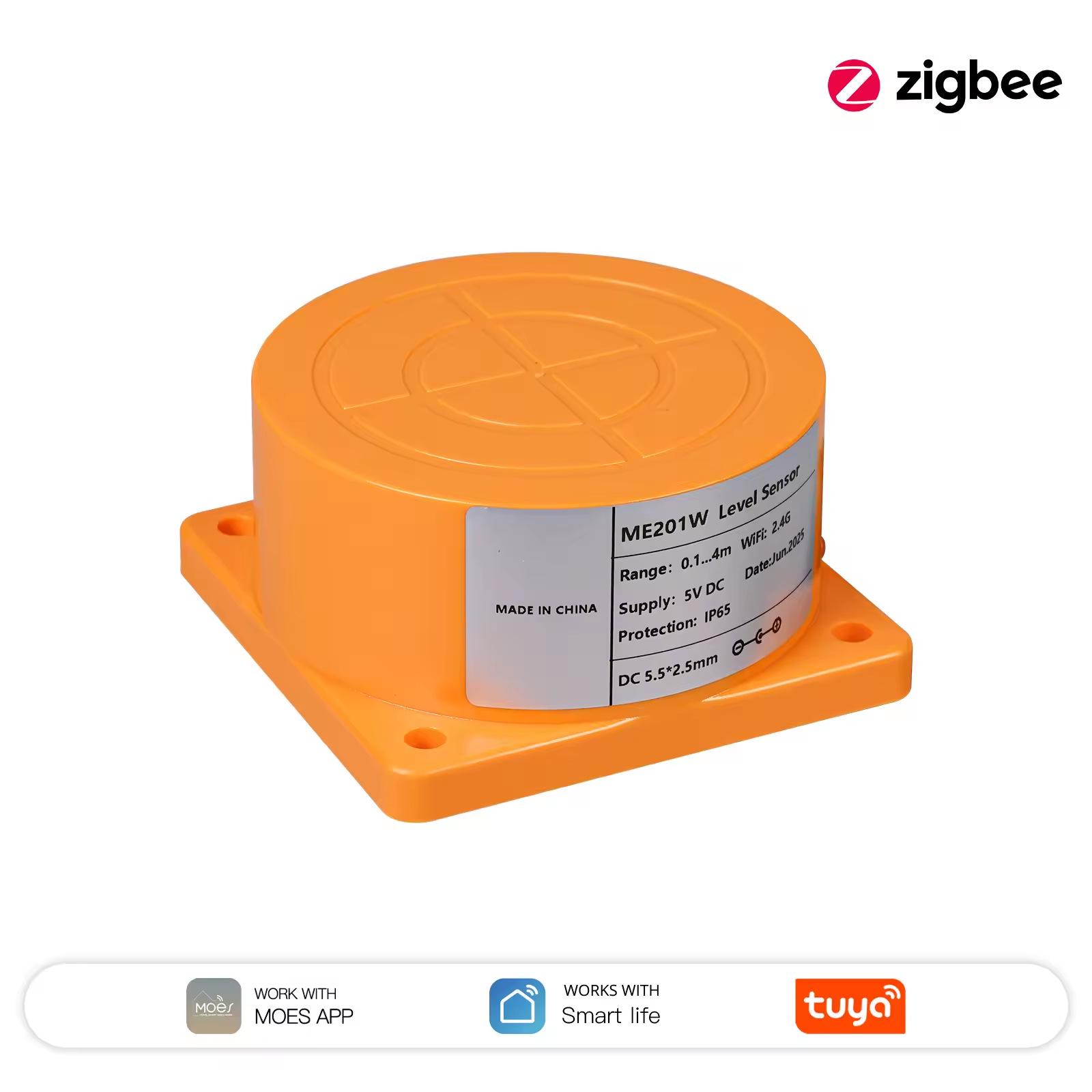 

High-Precision Ultrasonic ME201W WiFi Water Level Sensor with iOS Compatibility