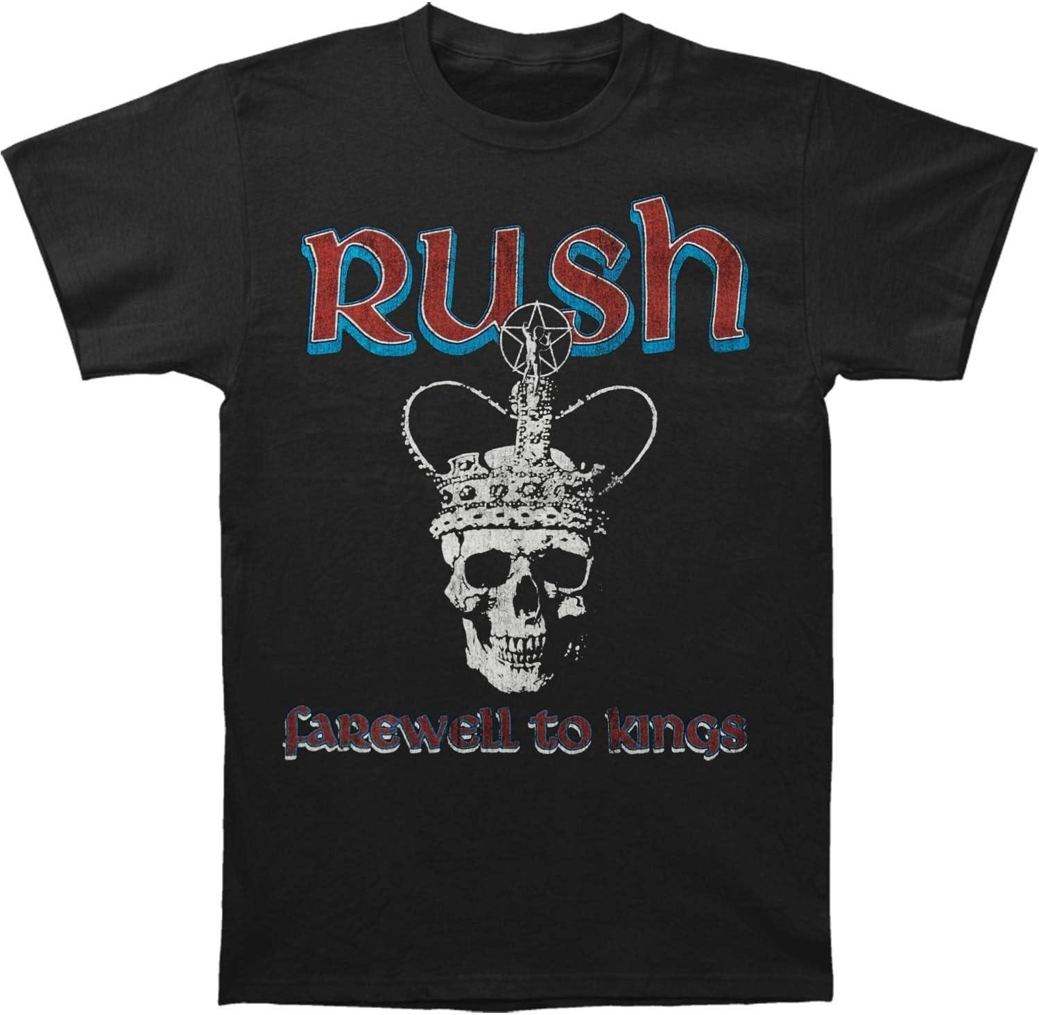 Rush Men s Farewell to Kings T-Shirt Black S чёрный