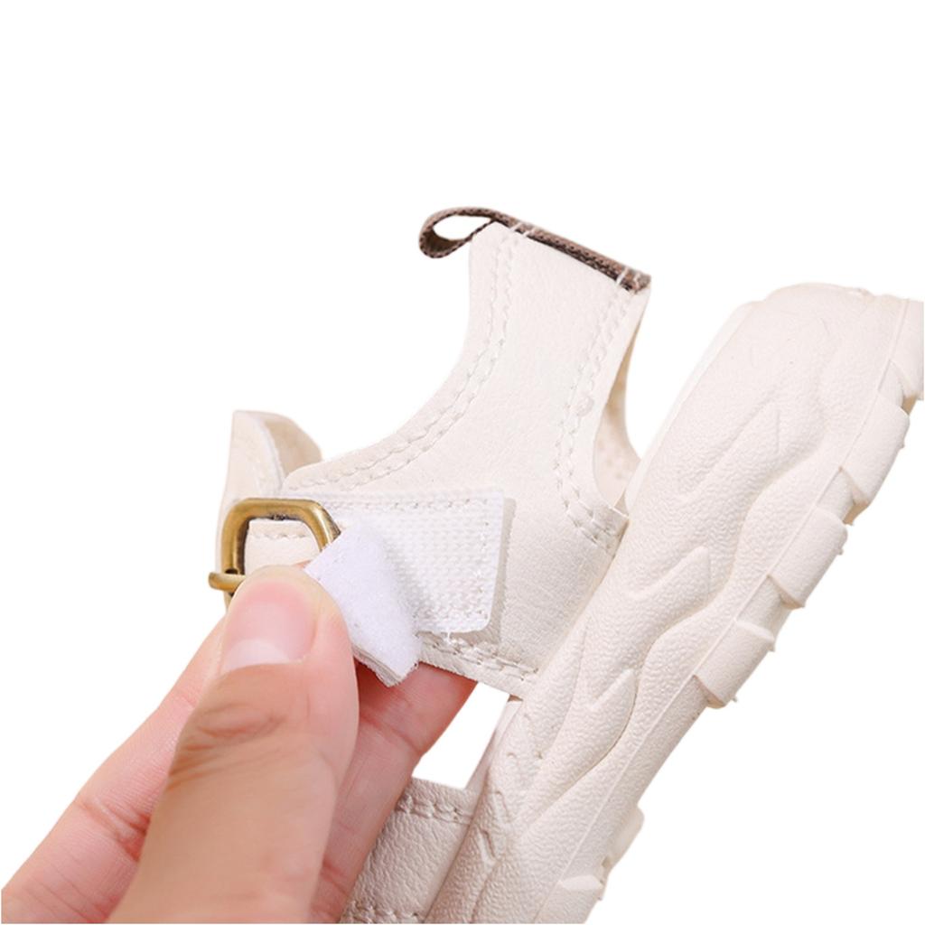 Kids Soft Sole Sandals Sport Style Open Toe Beach Shoes Adjustable Hook and Loop Closure Non Slip Lightweight Outdoor Footwear