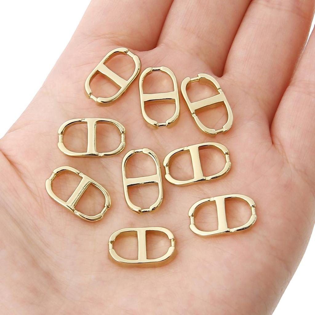 Copper Double Letter D Charm For DIY Jewelry Making Craft Accessories