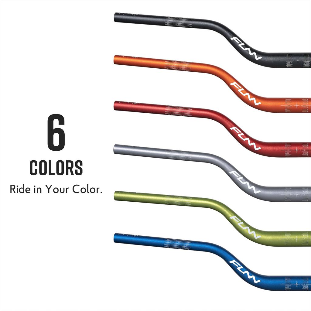 Funn Upturn High Rise Mountain Bike Handlebars Durable and Lightweight Alloy Riser Bicycle Handlebars with 35mm Bar 800mm for MTB and BMX Bikes -