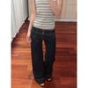 American Retro Low Waist Wide Leg Jeans Women's Summer Autumn Loose Drapey Tall Extended Length Hot Girls Wide Leg Pants