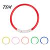 LED Dog Collar Rechargeable Luminous USB Charging Necklace Puppy Light Up for Outdoor Pet