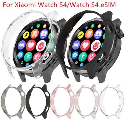 Carcasă PC Gol pentru Xiaomi Watch S4 Watch S4 eSIM Smartwatch Protector PC Dur Bumper Rezistent la Șocuri Husă Xiaomi Watch S 4 ESIM